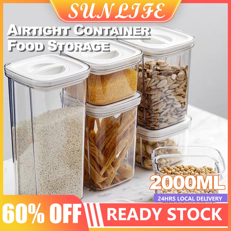 Sunlife Airtight Container Food Storage Twist Lock Milk Storage ...