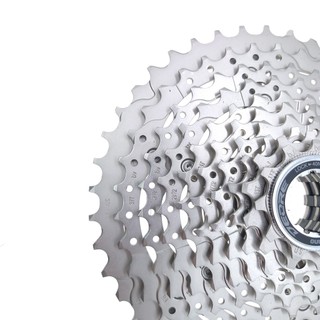 Cassette SHIMANO Deore CS-M4100-10 – 10 Vitesses, 11-46 Dents, Argent – Compatible Corps 8/9/10 Vitesses