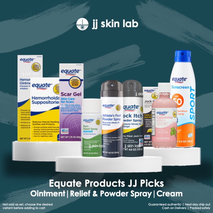 Equate Hemorrhoidal Suppositories Scar Gel Calamine Jock Itch