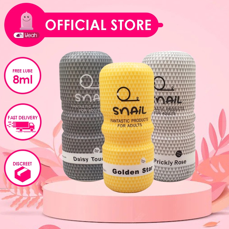 Oh Yeah Snailcup Design Series Waterproof Manual Masturbator Cup Sex ...