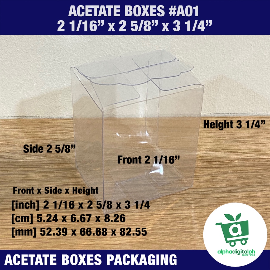 Acetate Boxes #A02 3
