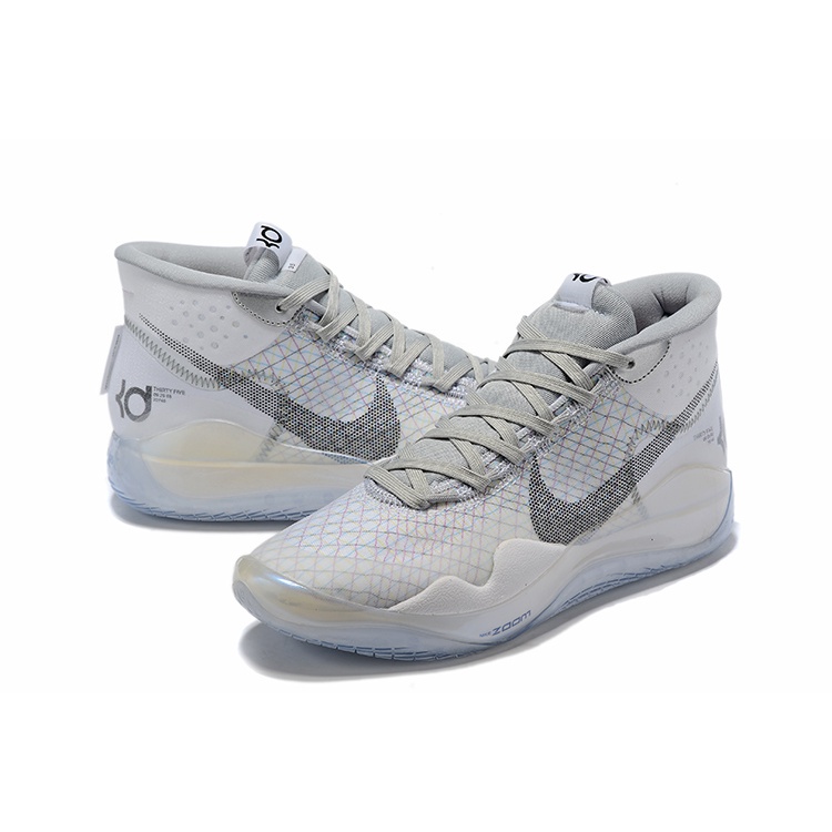 Ready KD 12 Durant men s basketball shoes Gray