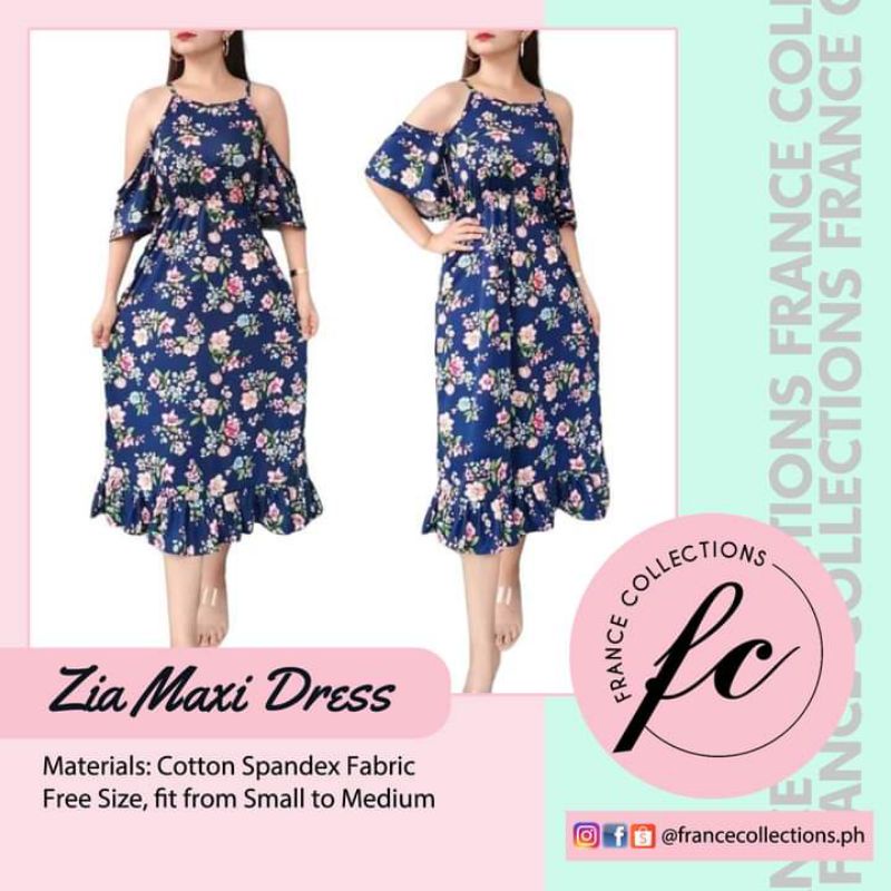 ZIA MAXI DRESS (Cotton Spandex) Shopee Philippines