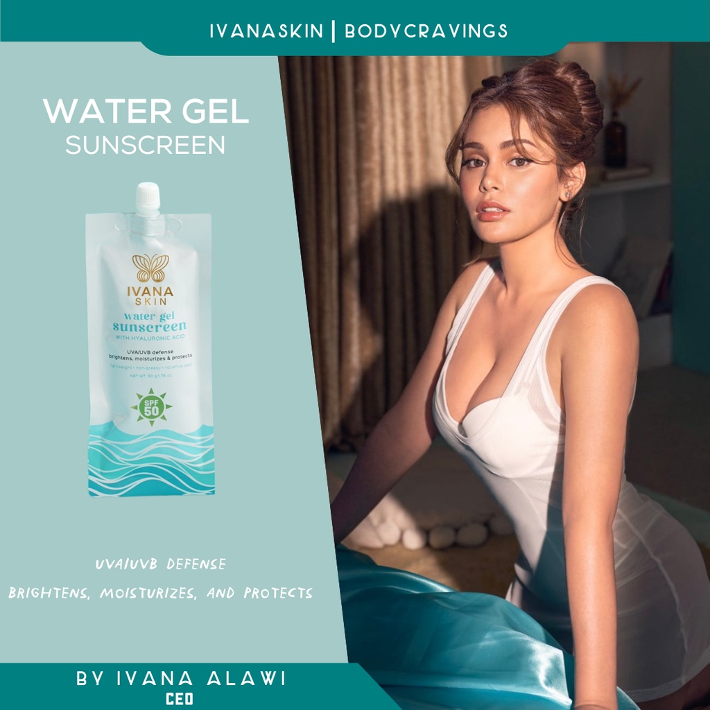 Ivana Skin Water Gel Sunscreen Spf 50 | Shopee Philippines