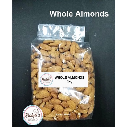 Whole Almonds Imported 100g | Shopee Philippines