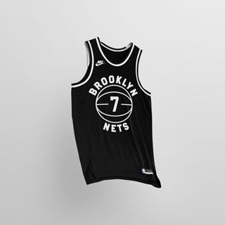 New Kevin Durant #7 Black Brooklyn Nets 75th anniversary jersey (w