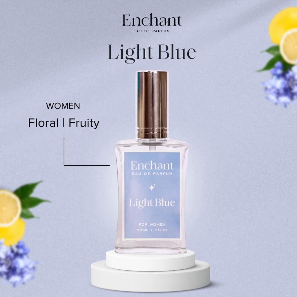 Enchant Fragrances Light Blue LongLasting OilBased Women's Perfume
