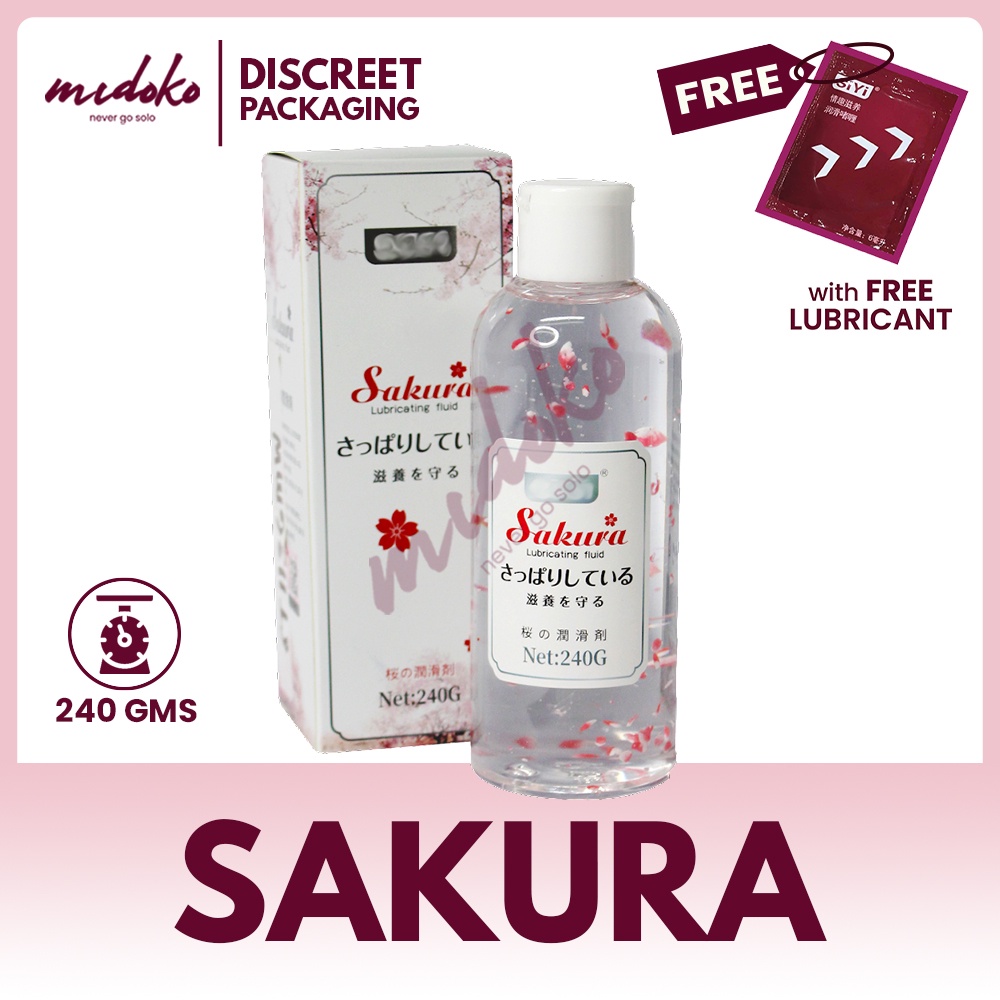 Midoko 240g Sakura with Real Cherry Blossoms Lubricant Sex Toys