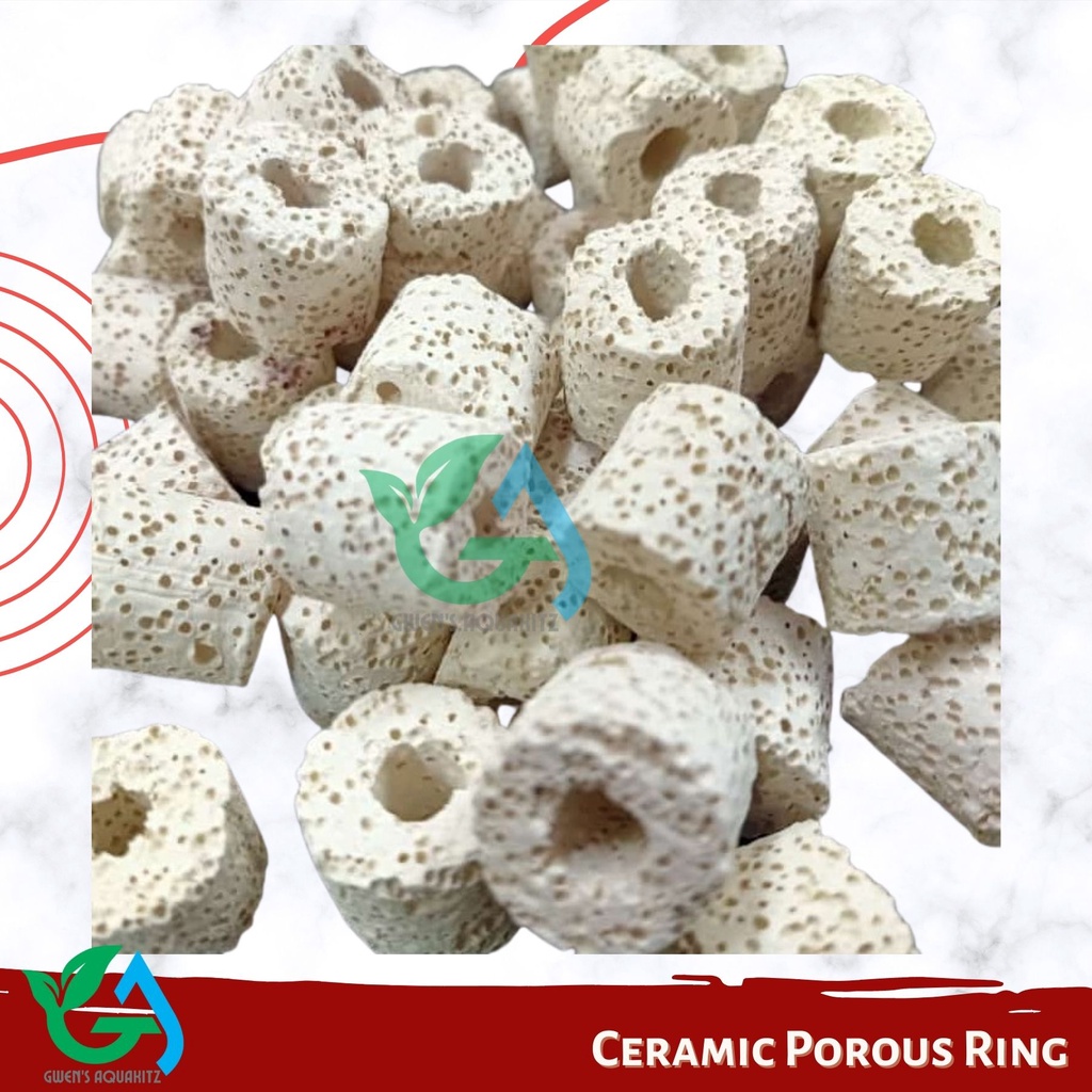Filter Media for Aquarium[Ceramic, Lava, Porous Rings, Baki Roll