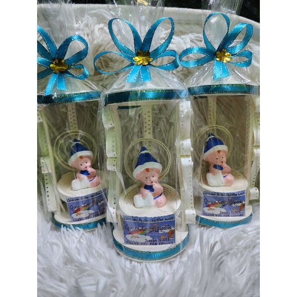 CHRISTENING/BIRTHDAY SOUVENIR WITH PERSONALIZED PRINT(made of paper