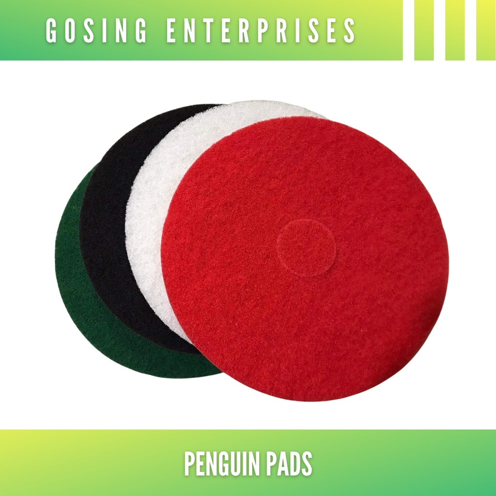 PENGUIN & 3M FLOOR PADS (Stripping Pad, Buffing Pad, Scrubbing Pad