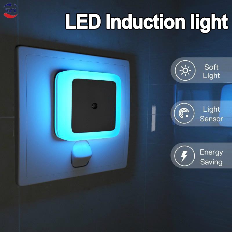 Auto Light Sensor Light Sleeping Night Light Lamp Night LED Smart On