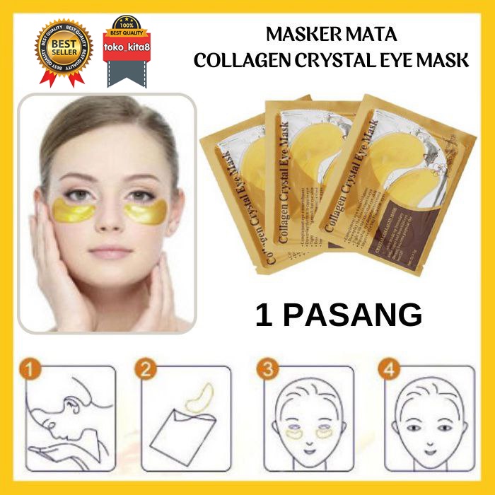 MATA Collagen CRYSTAL EYE BAG MASK GOLD 1pair COLLAGEN MASK GOLD Panda EYE BAG Anti Aging