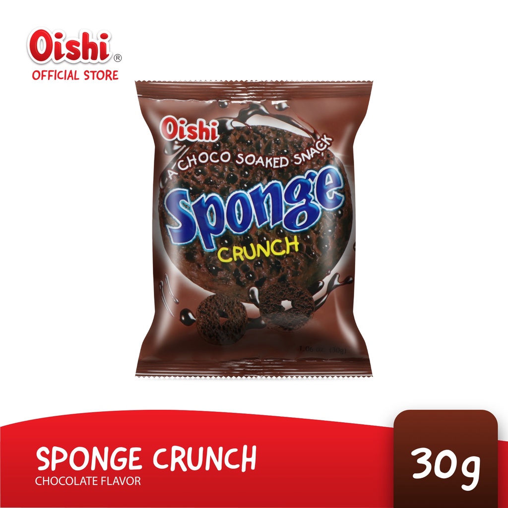 Sponge Crunch Chocolate 30g 