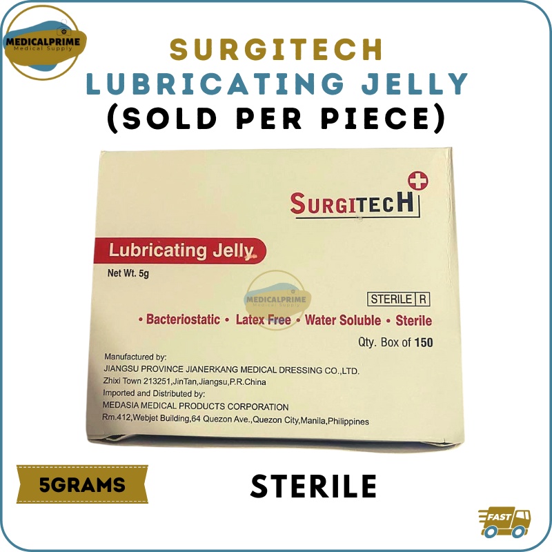 MEDIPRIME SURGITECH STERILE LUBRICATING JELLY 5 grams Sachet Personal