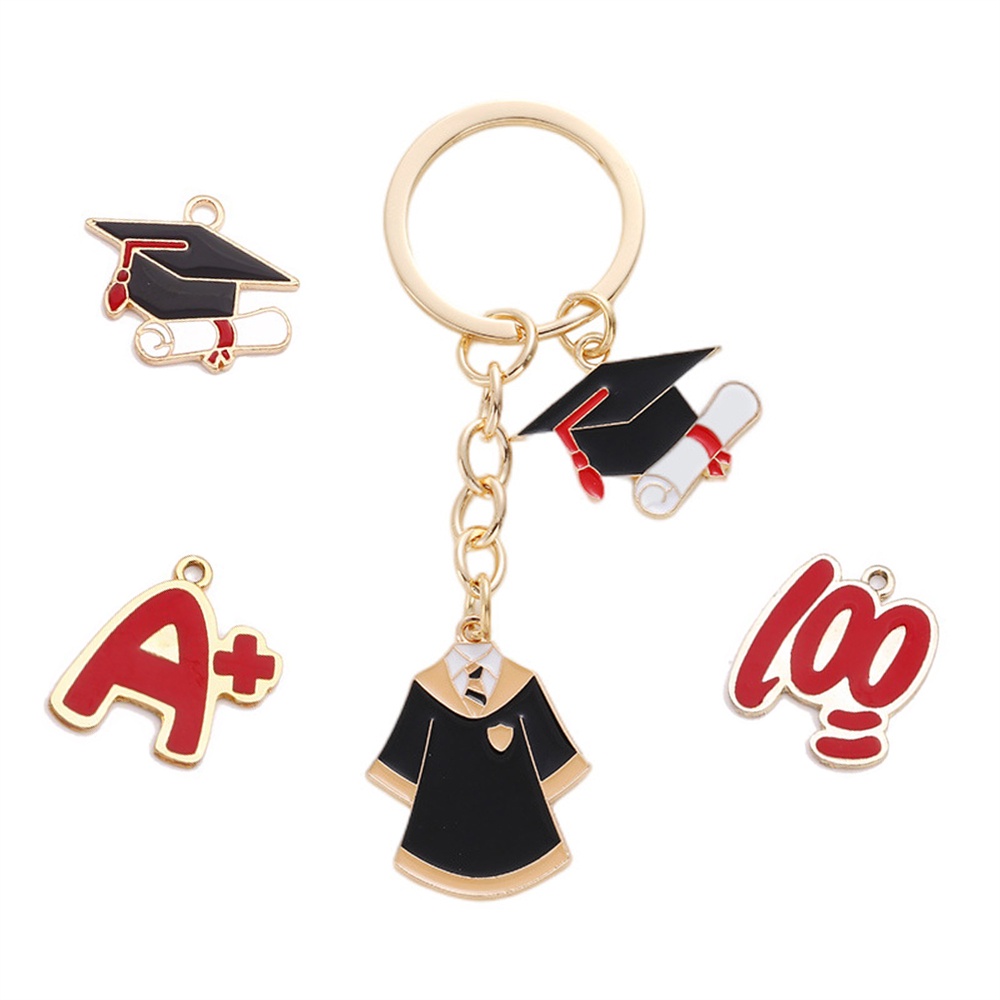 Bachelor's uniform Bachelor's Cap Key Chains Friend Student Graduation ...