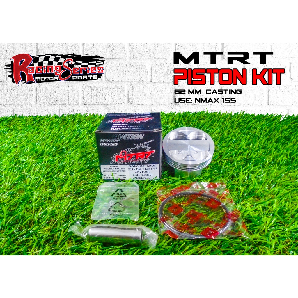 MTRT piston kit nmax/aerox155 62MM (casting) | Shopee Philippines