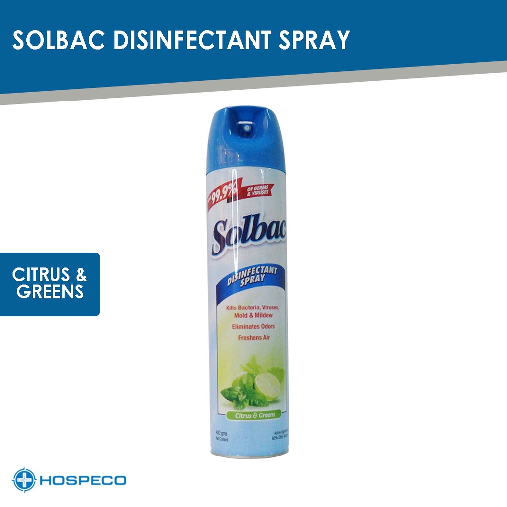 Shop solbac disinfectant spray for Sale on Shopee Philippines