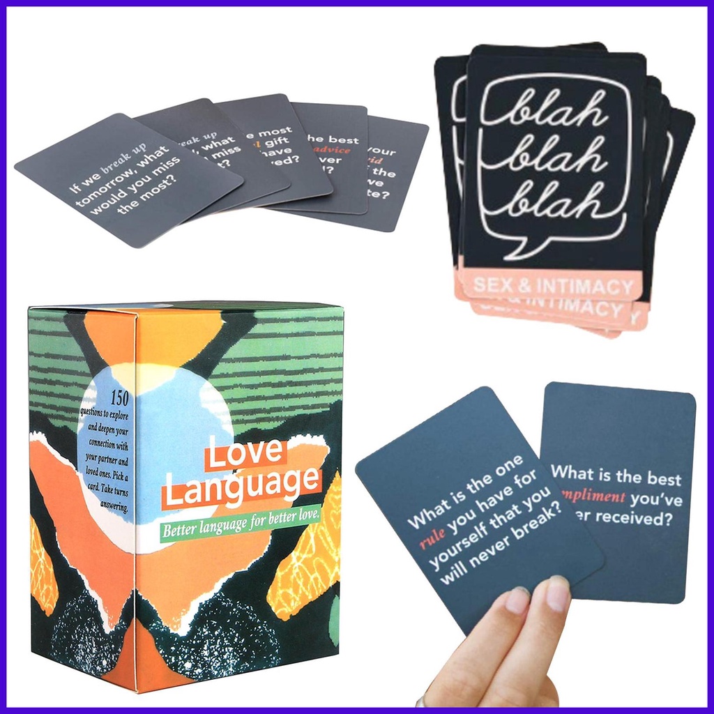 Love Language Card Game Love Lingual Couples Card Game Couple Love Game