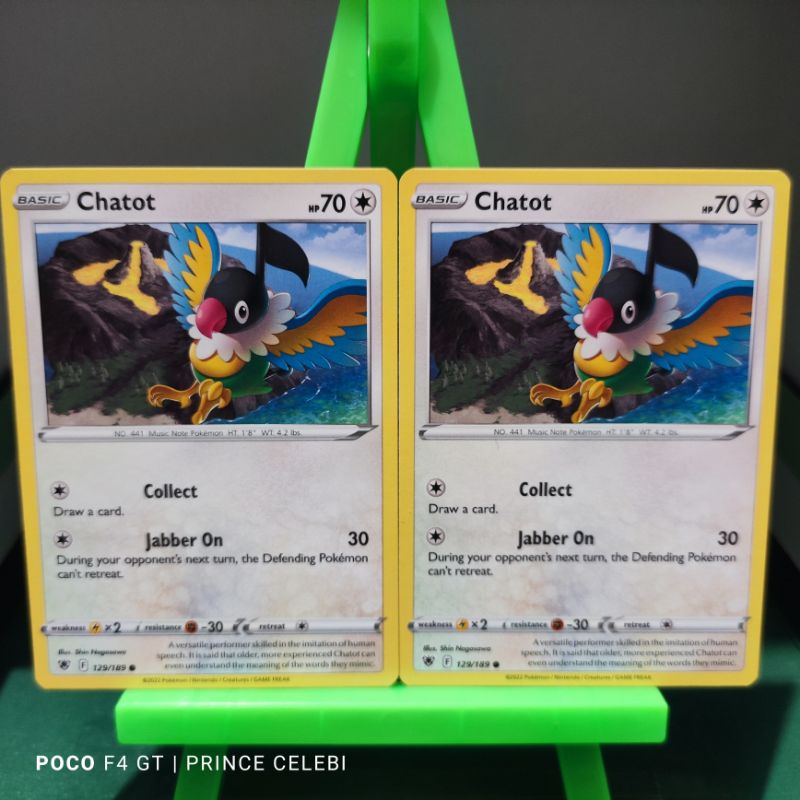 Pokemon TCG - C/UC - Chatot | Shopee Philippines