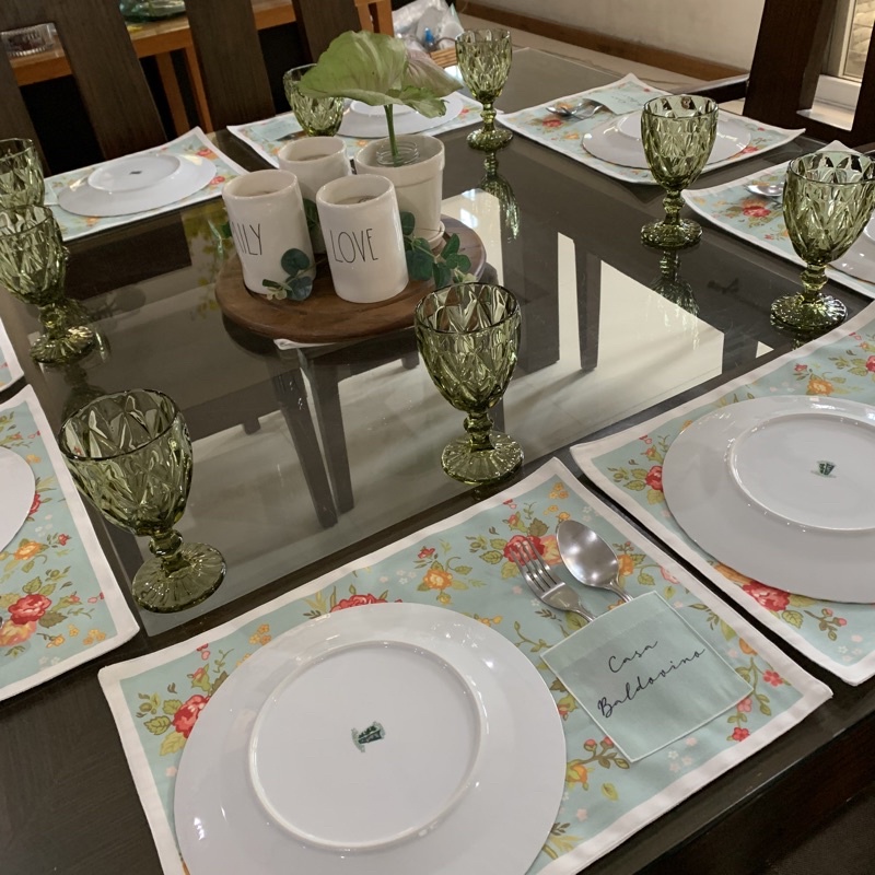 Personalized Canvas Placemat with Silverware Pocket Shopee Philippines