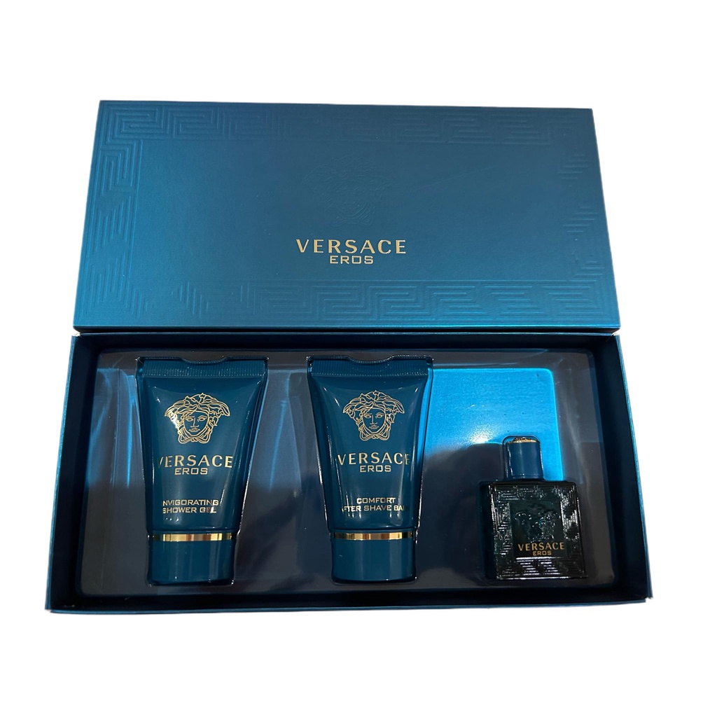 Versace Eros Miniature Gift set (5ml EDT + 25 ml Invigorating Shower