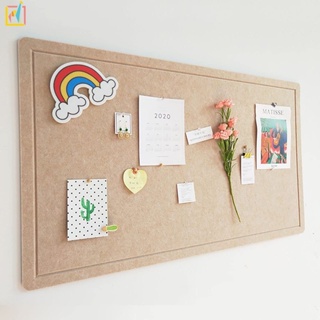 16 Pieces Cork Board Tiles 12 x 12 Square Bulletin Board 1/4 Thick Cork  Board with 80 Self Adhesive Squares Included for Office, School and Home