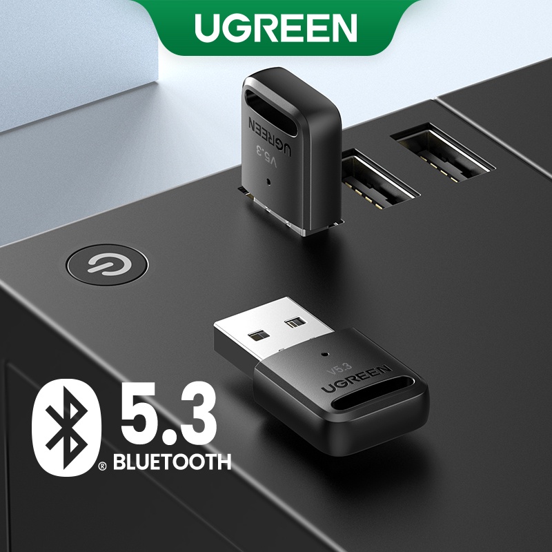 Adaptador USB Ugreen Bluetooth 5.0 Para PC, Laptop, Receptor EDR Dongle 