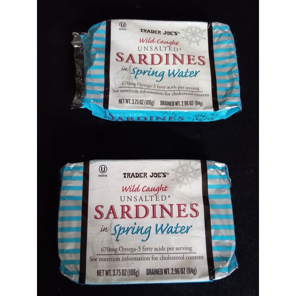 Trader Joe's Sardines in Spring water Shopee Philippines