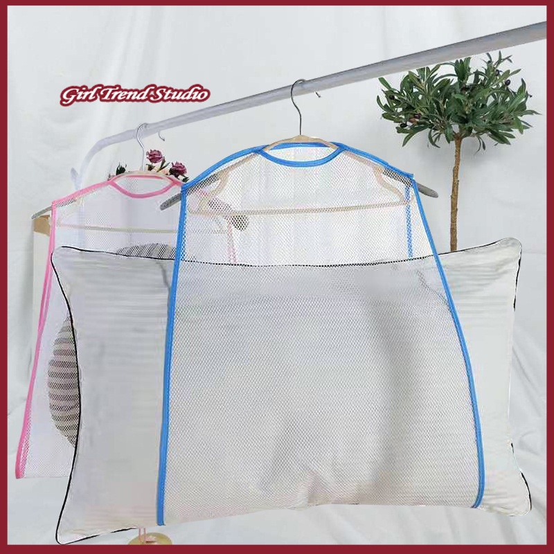 Pillow Drying Rack Net Hanger Pillow Drying Bag Pillow Clip,Hanger ...