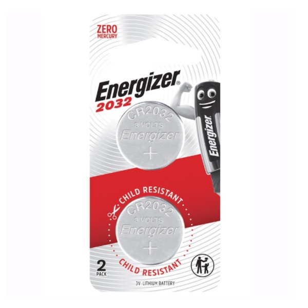 Energizer CR2032 (2 pcs) CR 2032 Battery CMOS PC Desktop Laptop