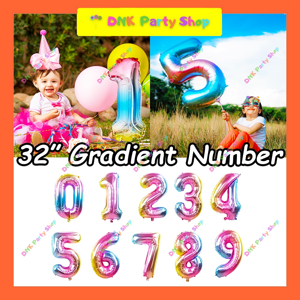 Big Number Balloon Foil 32