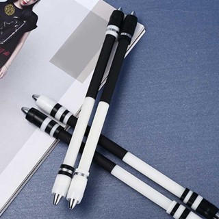 4 Pieces Pen Spinning Non Weighted Pen Fidget Pen Gaming Finger Pen Spinning Rotating Pen B, Black