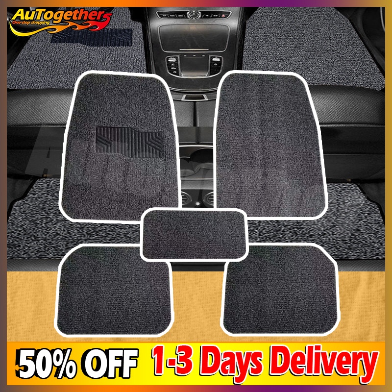 5 Pcs/ set Universal Coil Spaghetti Car Matting Coil carpet semi deep