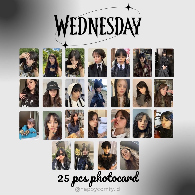 Wednesday: Jenna Ortega 25pcs photocard | Wednesday merch | Shopee ...