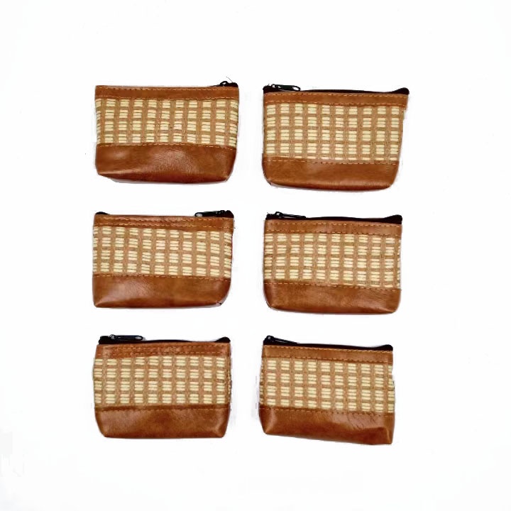 GL4 Banig Rattan Wallet Locally made wallet Filipino Tapestry Culture