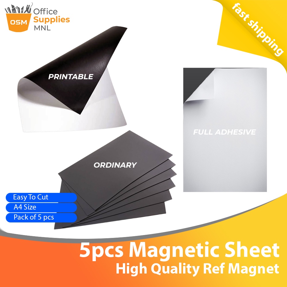 5pcs Sheet A4 Size Ref with Adhesive / Ordinary