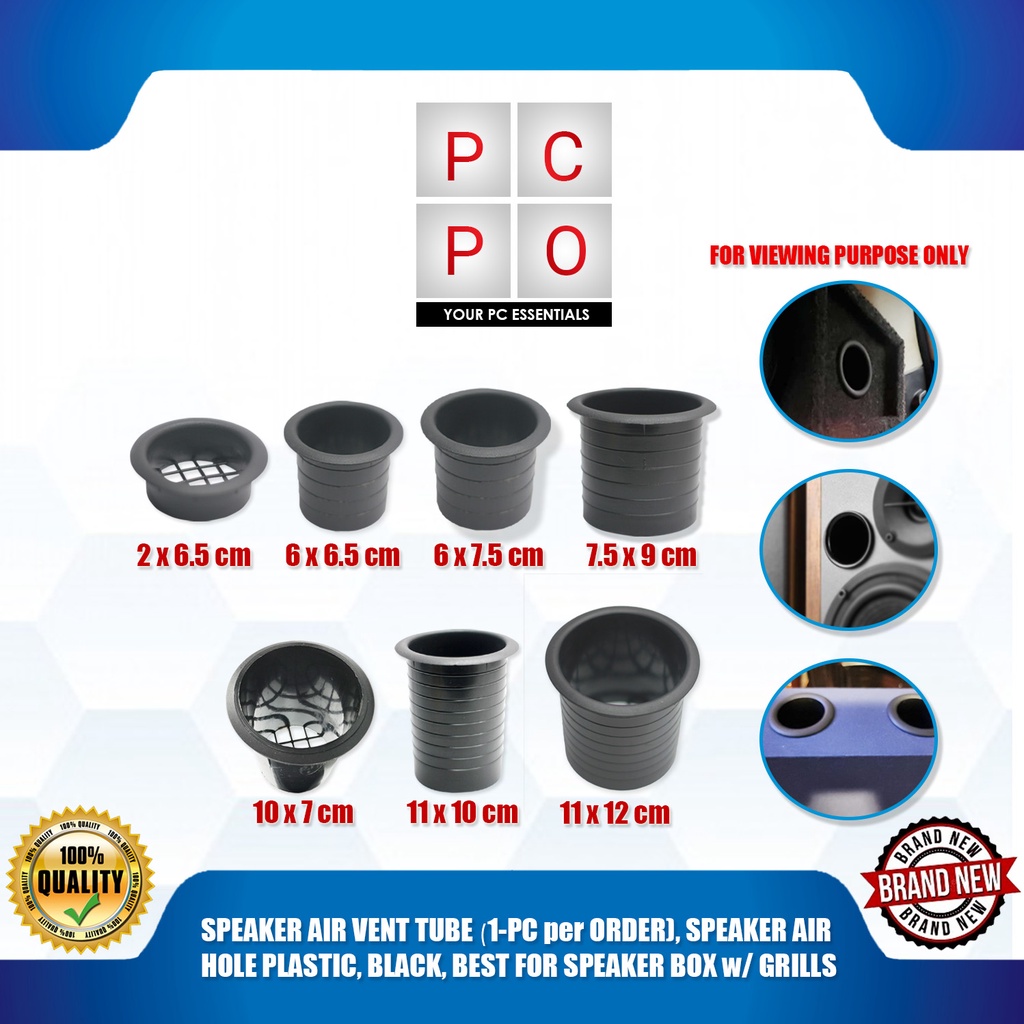 SPEAKER AIR VENT TUBE (1PC per ORDER), SPEAKER AIR HOLE PLASTIC, BEST