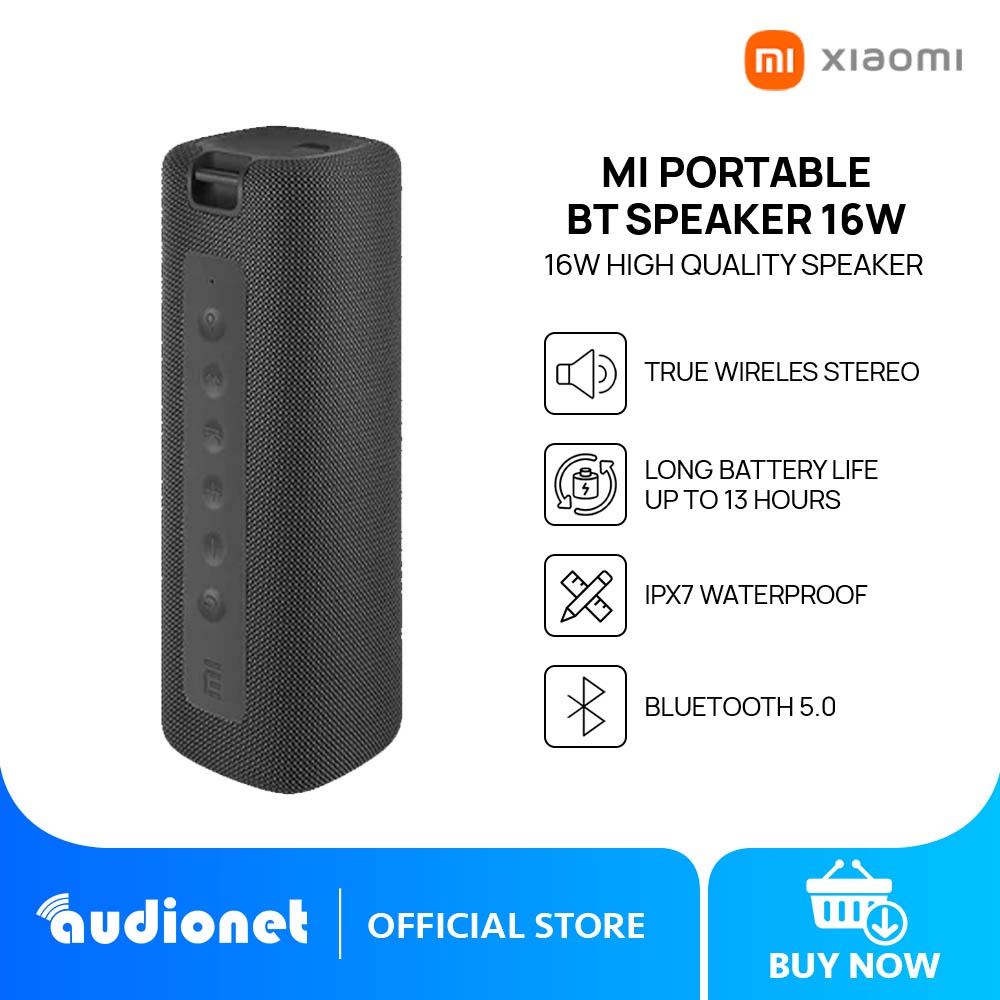 Xiaomi Mi Portable Bluetooth Speaker 16W Bluetooth 5.0 IPX7 Waterproof ...
