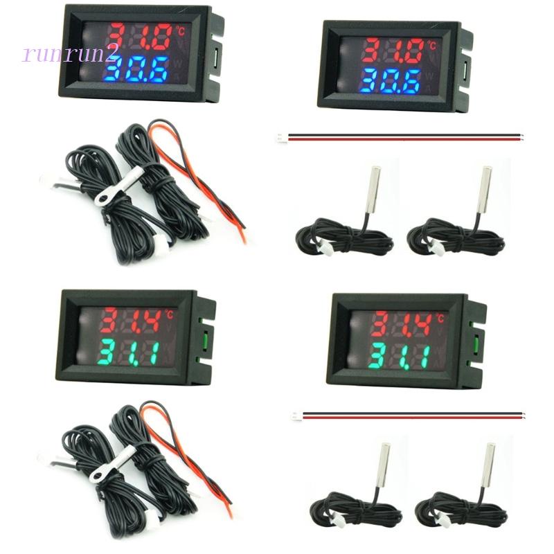 RUN LED-Digital Display Voltmeter Voltage Meter Power Percentage Tester ...
