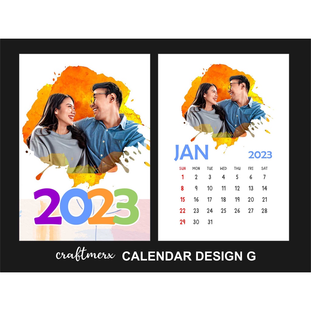 2025 Personalized Desk Calendar - STANDARD SIZE | Shopee Philippines