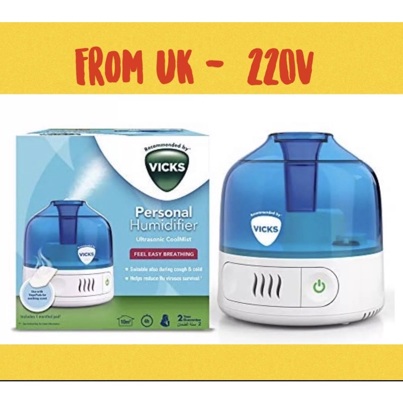 Vicks Cool Mist Personal Humidifier 220V VUL504 Shopee Philippines