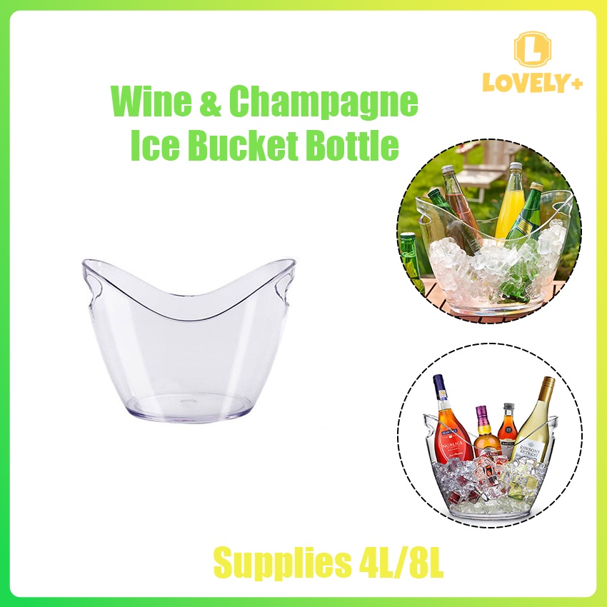 Novelty Champagne Bottle Kitchen Cooking Timer in Ice Bucket Design