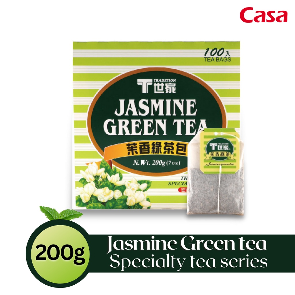 Casa Tradition Jasmine Green Tea Special Series 200g 100 Bags In 1 Box