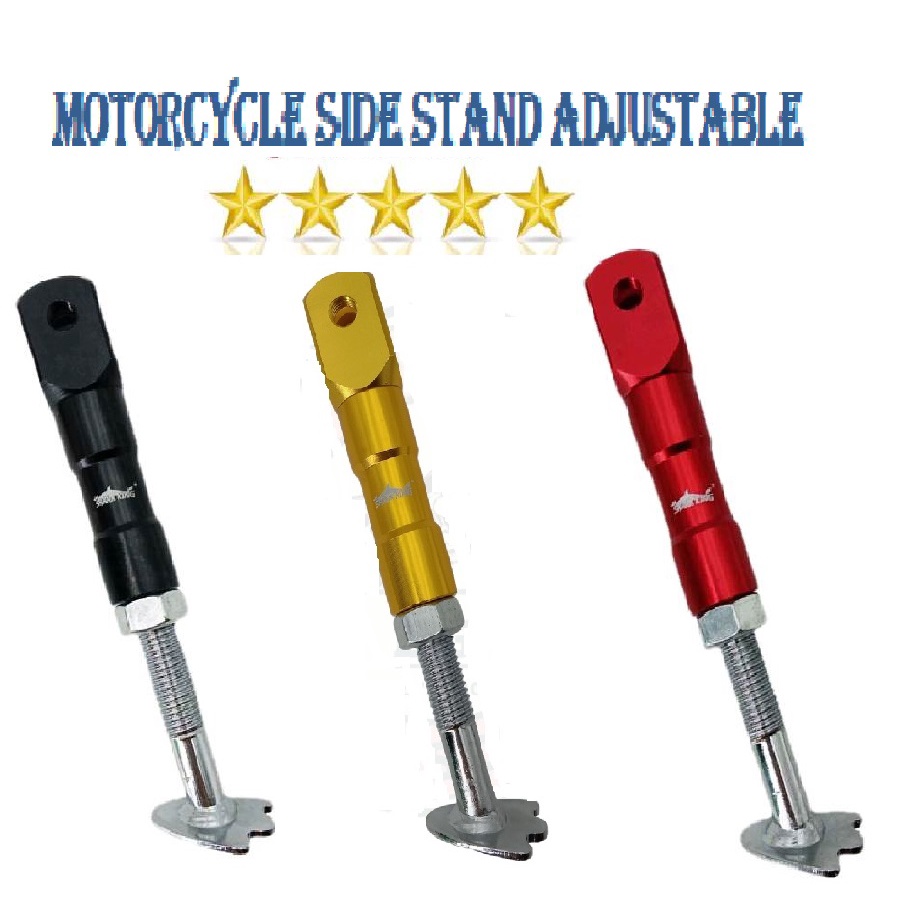 RUSI Passion 150 / MOTORCYCLE KICKSTAND SIDE STAND ADJUSTABLE ALLOY