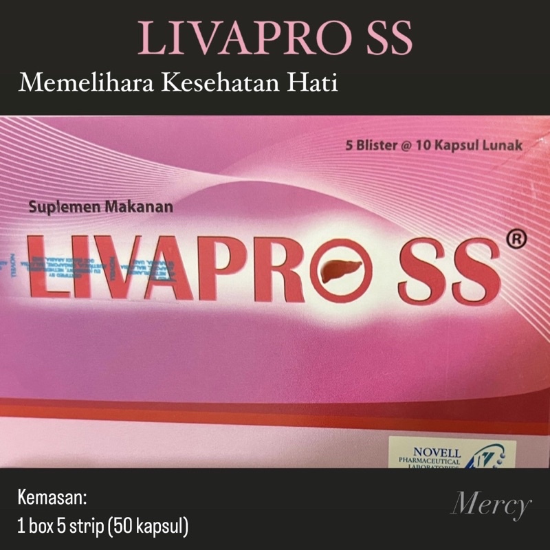 1 Box - LIVAPRO SS Capsules Maintains Liver Function ED Always Latest ...