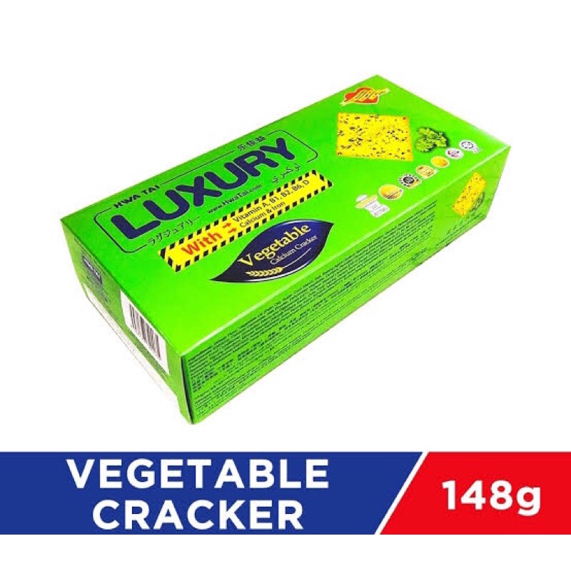 Hwa Tai Luxury Vegetable Calcium Crackers 129g Shopee Philippines
