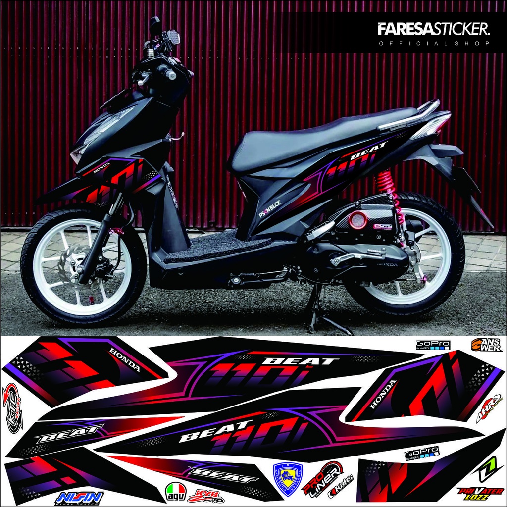 Sticker HONDA BEAT NEW 2019,20,21,2022 NEW CONCEPT VIRAL | New DESIGN
