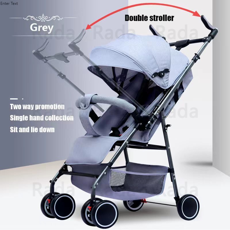 Baby Stroller 03 years old stroller for baby 360° rotating handle