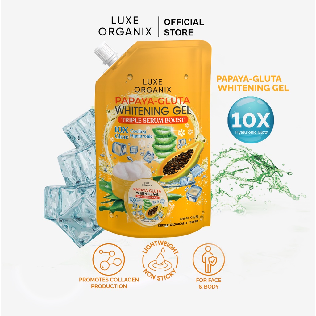 Luxe Organix Papayagluta Whitening Gel 200ml Shopee Philippines 1573